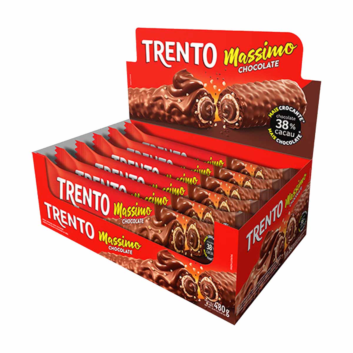 Chocolate Trento Massimo Choc Ao Leite Dp 480g