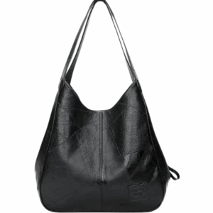 Bolsa Feminina De Ombro Médio Estilosa Trabalho Lazer Viagem Cor Preta